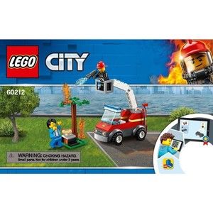 LEGO CITY Firefighter Barbecue Burn Out # 60212 - 100% Complete, NO MANUAL